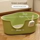 thumbnail image 1 of Extra-large Cat Litter Box Semi-enclosed Spatter-proof Cat Toilet Odor-proof Cat Sandbox Puppy Litter Tray Pet Cleaning Products ShopWise Round, 1 of 14