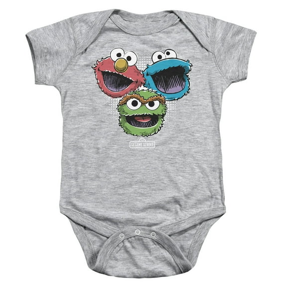 Sesame Street - Halftone Heads - Infant Snapsuit - 12 Month