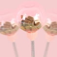 thumbnail image 4 of Cat Treat Dispenser Toy, Cat Circle Track Toy Cute Bear Shape Base with Spring for Kitten Gift Pink,Blue, 4 of 7