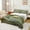 Green Gray, variant on Manfei Rustic Lake House Twin Sheet Sets 3pcs, Fishing Theme Twin Fitted Sheet, Pike Fish Hooks Branches Flat Sheet, Lightweight Room Decor
