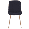 thumbnail image 4 of Smilegend Set of 4 Black Modern Dining Chairs with New Technology - Suitable for Restaurants, Cafes, Offices, Living Rooms, and Reception Rooms, 4 of 7