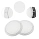 thumbnail image 4 of Cubierta de altavoz de Metal para coche 2 uds Unique Bargains Protector de bocina para parrilla de Subwoofer color blanco, 4 of 7