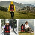 thumbnail image 6 of Travel Backpack Multi-Pocket Outdoor Hiking Backpack Work Daypack for Men Women, Red, A12, 6 of 6