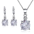 thumbnail image 1 of Aretes de cristal Pendientes Circulares perfecl para Ocasiones Especiales, 1 of 8