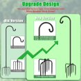 thumbnail image 2 of Ganchos Shepards para comedero de pájaros al aire libre, poste, alimentación de jardín, 2 of 7