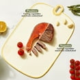 thumbnail image 4 of 100Fens Cutting Board, Double Sided Cutting Boards for Kitchen, Stainless Steel and Wheat Straw PP Large Chopping Board.Dishwasher safe, 4 of 6