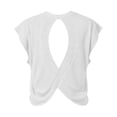 thumbnail image 5 of Womens Workout Tops Loose Fit Mesh Open Back Athletic Shirts Lightweight Breathable Short Sleeve Yoga Tops for Women Gym Running Casual Wear, 5 of 5