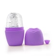 thumbnail image 1 of Vogacara Molde de cubitos de hielo para la cara, línea fina, hinchamiento de ojos, bola de glaseado Facial, molde rodante, masajeador de contorno Tratamientos faciales Violeta Vogacara CE013468-05, 1 of 6