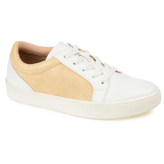 Journee Womens Lynz Two-Tone Lace-Up Sneakers, Widths Available