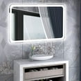 thumbnail image 4 of Vanity Art VA59R LED Bathroom Mirror with Touch Sensor - 28 x 47 x 1 in., 4 of 5