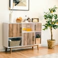 thumbnail image 2 of Gymax Sideboard Storage Cabinet w/Storage Compartments Buffet TV Stand Coffee, 2 of 10