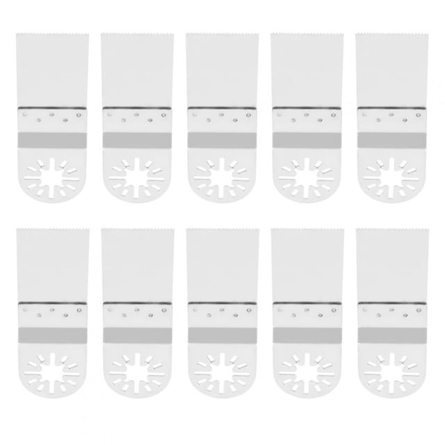 10Pcs 31mm Oscillating Multi Tool Saw Blades Precision Cutting Tool for Metal Wood Plastic