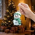 thumbnail image 5 of Mecorevxz 3.15" Christmas Acrylic Flat Cute Snowman Ornaments Christmas Tree Decorations Home Decoration,Christmas Gifts, 5 of 7