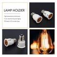 thumbnail image 5 of 6-Pack E12 to E14 White Bulb Converter LED Light Holder Lamp Adapter Socket Changer High Quality, 5 of 5