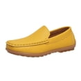 thumbnail image 3 of coXist Kids Toddlers Boys Girls Leather Slip On Loafers Moccasin Boat Dress Shoes, 3 of 7
