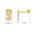 thumbnail image 2 of Broquel Oro 10K Horoz Flor W507, 2 of 5