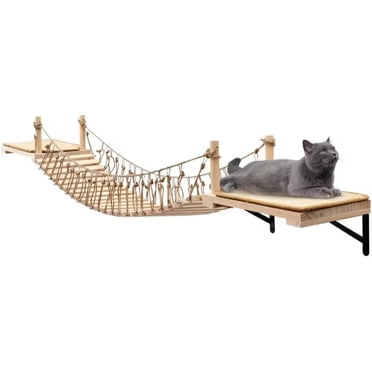 Pet Life ® 'Kittyhaus' Dual-Lounge Hanging Relaxing Kitty Cat Pillow Bed Hammock Lounger