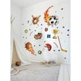 thumbnail image 5 of 3D Sports Balls Wall Decals Basketball Football Soccer Tennis Wall Stickers Boys Bedroom Kids Room Playroom Wall Decor, 5 of 7