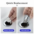 thumbnail image 5 of 3Pcs Bathtub Drain Stopper Bathroom Bath Tub Sink Waste Pop-Up Plug Replacements, 5 of 6
