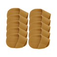 thumbnail image 5 of 10x Golf Club Headcovers Golf Club Head Cover Wear Resistant Waterproof Golf Cue Protect Case Golf Head Covers Women Men Gift L Brown, 5 of 8