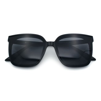 NEW BEE Oversized BLACK Sunglasses NEW BEE Oversized ♡ BLACK Sunglasses | eBay main image 4
