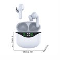 thumbnail image 3 of Wireless Bluetooth Earbuds with CVC8.0 Noise Cancellation, Battery Power Display and Touch Control, True Wireless Stereo Earphones for Gym Running Calls Music All Phones, 3 of 8