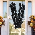 thumbnail image 6 of 6FT Black Maple Leaf Garland Artificial Fall Vine Halloween Thanksgiving Christmas Decor for Home Wedding Party Fireplace Mantel Indoor Outdoor Hanging Wall Decoration, 6 of 6