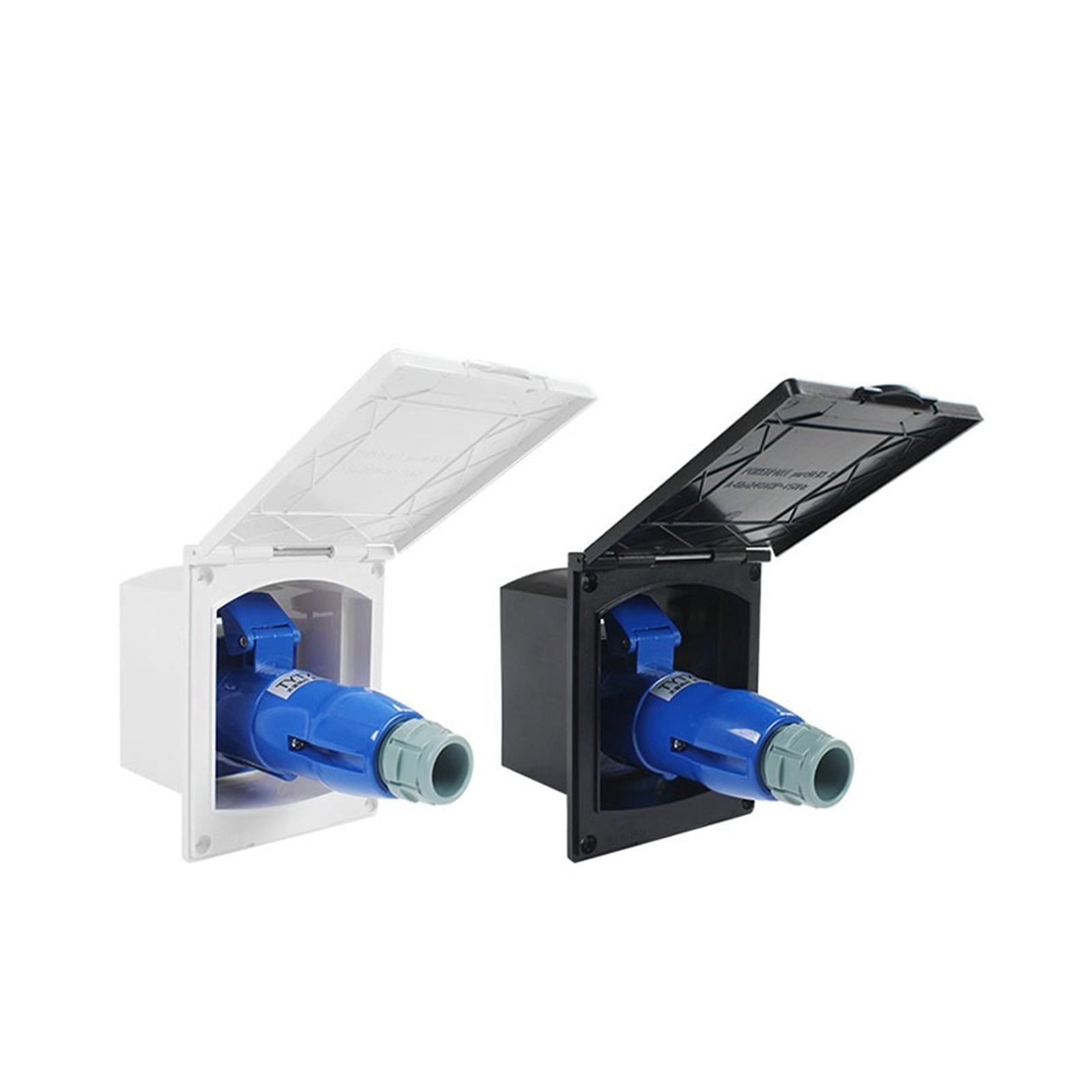 RV Camper 16A External Flush Hook Up Waterproof Socket Apply To Caravan Camper Accessories ,Easy Installation