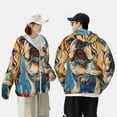 thumbnail image 4 of Gaeub Patriotic Bulldog Welcome Men's and Women's UPF 50+ Long-Sleeved Sun Protection Clothing, Fishing Shirt Long Sleeve Zip-Medium, 4 of 7