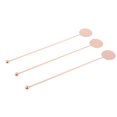thumbnail image 4 of Paquete de 3 uds agitadores de bebidas de café de acero inoxidable bebida Swizzle Stick cobre Zulema Cocktail Swizzle Sticks, 4 of 7