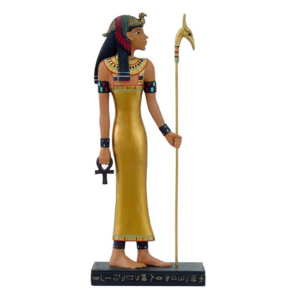 Pacific Giftware Ancient Egyptian Hieroglyph Inspired Goddess Isis Collectible Figurine 10" Tall