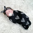 thumbnail image 2 of Newborn Swaddle Blanket Baby Swaddle Wrap Newborn Blanket Organic Cotton Swaddle Swaddling Headbands Set Organic Cotton Blanket Baby Swaddle Blanket Organic Baby Blanket Baby Wrap Swaddle, 2 of 9