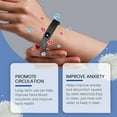thumbnail image 4 of Anti Static Bracelet for Women Wristband Silicone Antistatic Wrist Strap Improve Sleep Winter Electrostatic Removal Bracelet (Black), 4 of 8