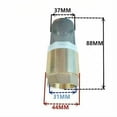thumbnail image 3 of Filtro inferior de bomba de agua de alta calidad, colador de acero inoxidable con válvula de pie de latón que ofrece protección confiable contra residuos, fácil instalación para una integración, 3 of 5