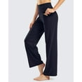 thumbnail image 3 of Rosvigor Wide Leg Yoga Pants Women High Waisted Pants Loose Casual Pants with Pockets, 3 of 9