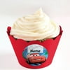 CARS 2 PERSONALIZED CUPCAKE WRAPPERS (SET OF 24)-Blue