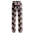 thumbnail image 5 of Black Women Halloween Pajamas Pants Spooky Season, Cozy, Fleece, Cute, Warm, Loose, Fall Pajama Pants, Sleepwear, Pjs Pants, High Waisted, Comfy, Winter Clothes M, 5 of 6