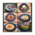 thumbnail image 2 of 38cm Thick Cast Iron Frying Pan Flat Pancake Griddle Non-stick Bbq Grill Induction Cooker Open Flam-SinKeeU, 2 of 4