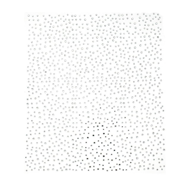 Clear Rhinestone Scattered Bling Sheet Rhinestone Iron On Transfer Applique Bling