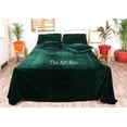 thumbnail image 3 of The Art Box Duvet Cover 3-Piece, Forest Green, Crushed Velvet Quilt Cover with 2 Pillow Shams - Living Room, Bedroom, Hotel Luxury Duvet Set - Ultra Soft Cool and Breathable Duvet Cover, US Twin XL, 3 of 6