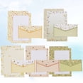 thumbnail image 3 of Milisten 5 Sets/45pcs Flower Printing Envelope and Letter Paper Lovely Writing Stationery Envelopes Kit School Stationery for School (15 Envelope + 30 Letter Paper, Random Color), 3 of 5