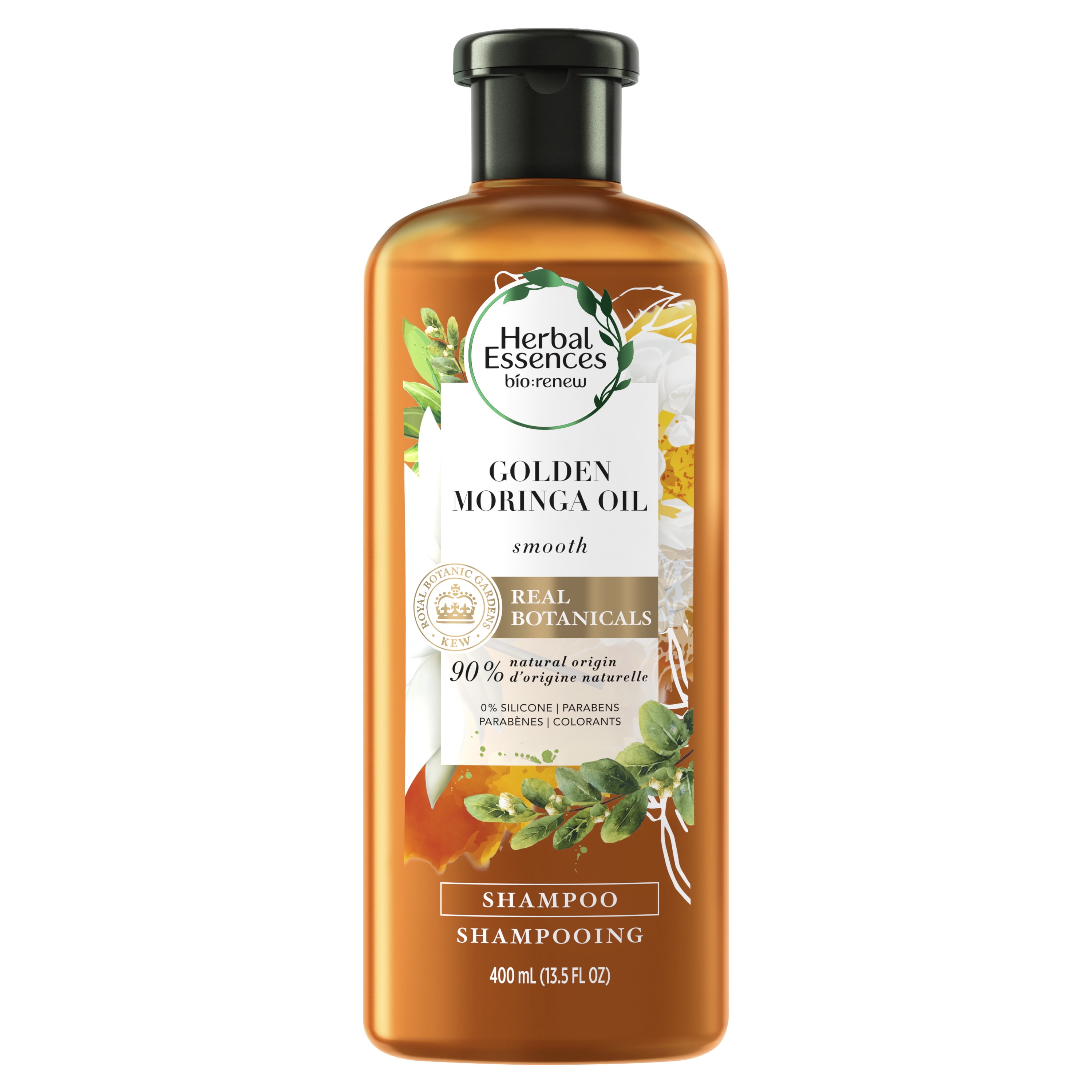 Herbal Essences biorenew Golden Moringa Oil Smoothing Shampoo, 13.5 fl oz
