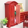 thumbnail image 2 of Armario Dollhouse de madera de secuoya artesanal a escala 1:12, 2 of 3