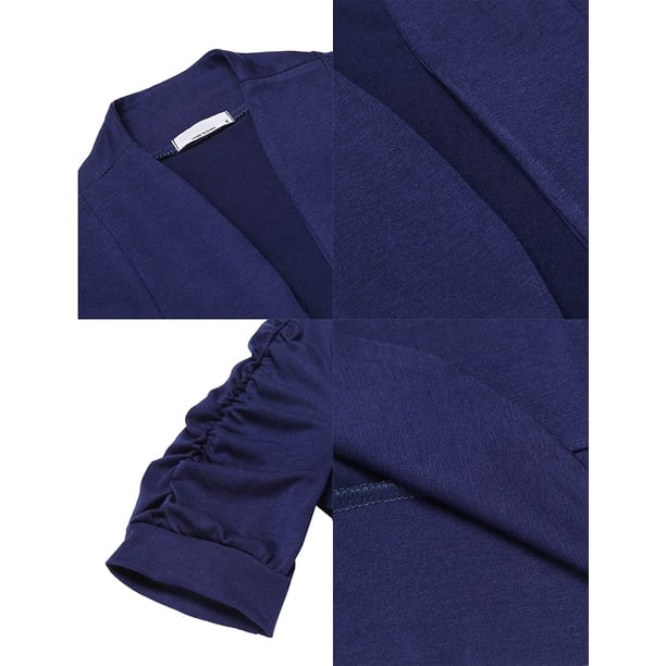 Womens Short Sleeve Bolero Shrug Cropped Cardigan Open Front