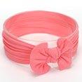 thumbnail image 2 of BYHONG 1Pc Cute Baby Toddler Bowknot Headband Hairband Headwear Soft Baby Gifts Watermelon Red One Size, 2 of 2