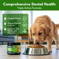thumbnail image 3 of Pupzle Dog Teeth Cleaning Powder for Fresh Breath, Dog Dental Powder, Tartar & Plaque Focused, Natural Breath Freshener, Pet Dental Supplement with Probiotics for Gut Health, Mint, 60 Days Supply, 3 of 9