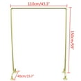 thumbnail image 5 of Industrial Pipe Clothing Rack Gold Garment Display Rack Vintage Commercial Grade Pipe Clothes Racks, Heavy Duty Metal Rack for Hanging Clothes Retail Display Garment Rack Metal Clothes Storage Shelf, 5 of 12