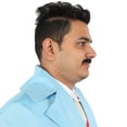 thumbnail image 6 of HPO Men's Human Hair Mustache Cosplay Facial Hair, 6 of 7