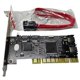thumbnail image 1 of Puertos internos PCI Sata (4 puertos) Sil3114 Pset Sata Cables con dos Sata Ca, 1 of 5