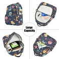 thumbnail image 5 of FORMRS Mini Backpack Purse for Women Travel Daypack Casual Shoulder Bag, Red Jellyfish, 5 of 7